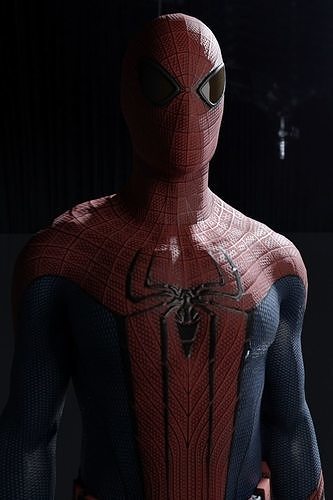 Amazing Spiderman 3d Model Low-poly 3D model