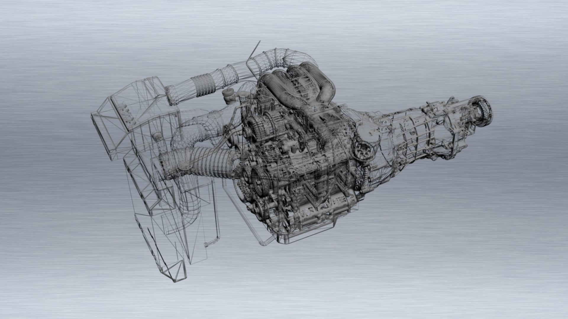 Rotary 13B RX7 MAZDA 3D print model_3