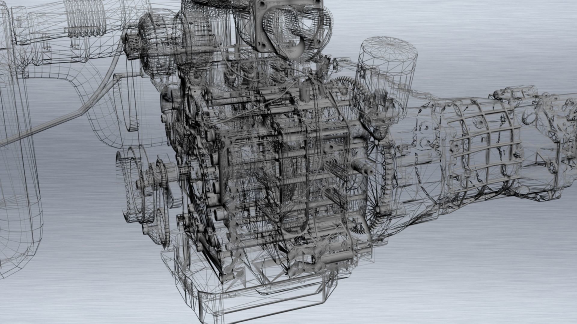 Rotary 13B RX7 MAZDA 3D print model_9