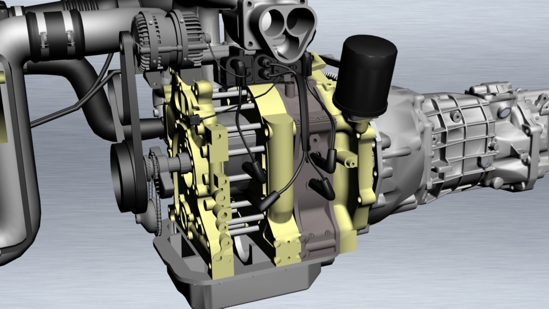 Rotary 13B RX7 MAZDA 3D print model_8