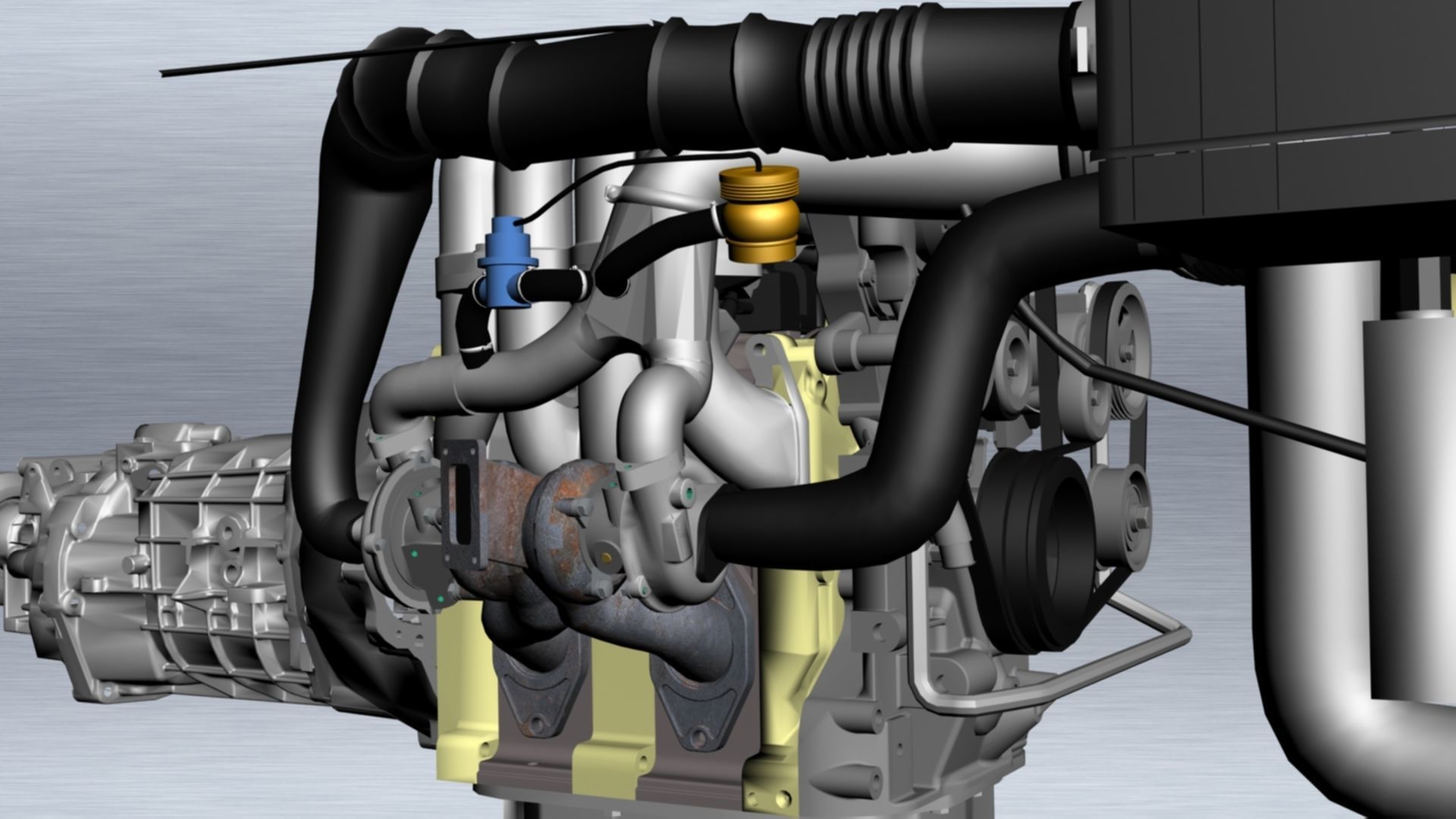 Rotary 13B RX7 MAZDA 3D print model_6