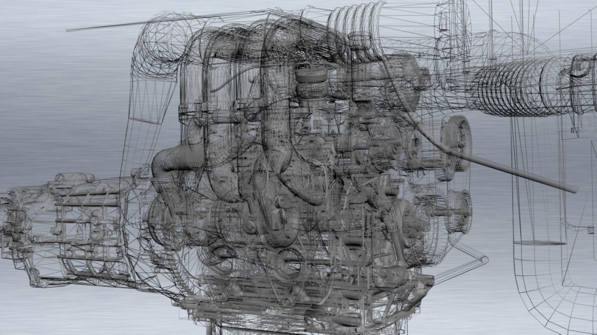 Rotary 13B RX7 MAZDA 3D print model_7