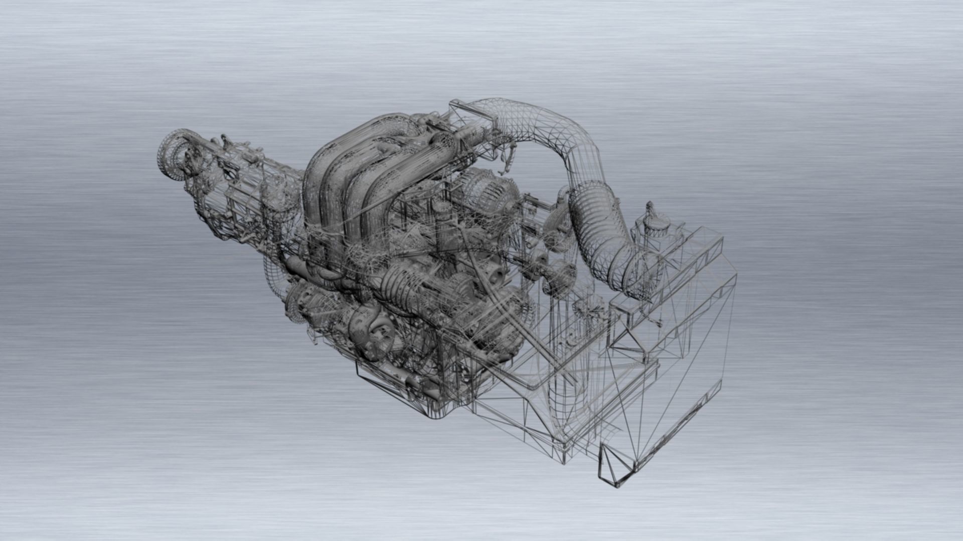 Rotary 13B RX7 MAZDA 3D print model_1