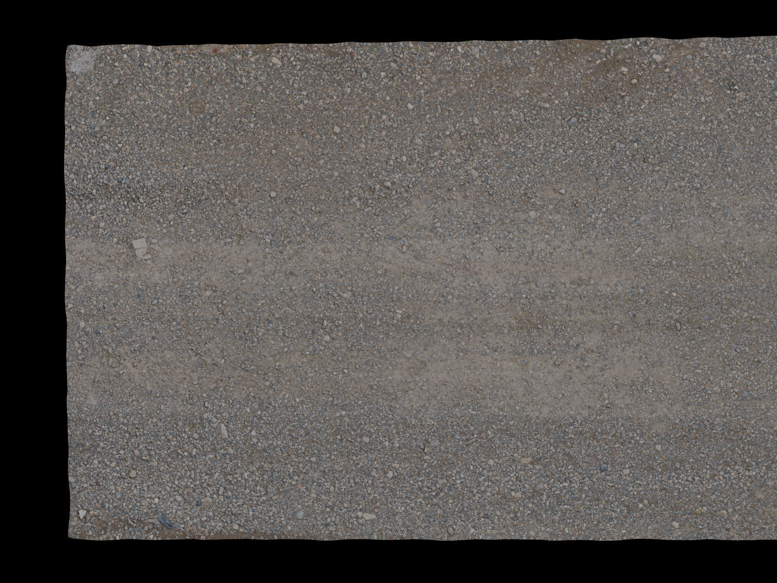 Gravel Road 3D Scan Low-poly 3D model_15