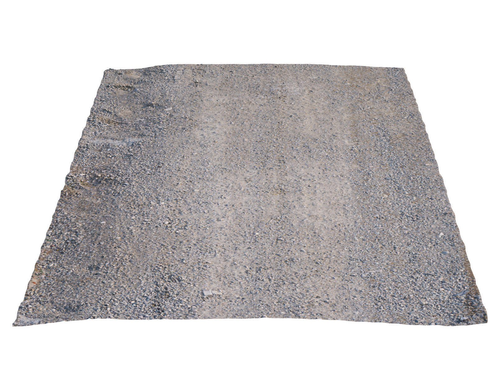 Gravel Road 3D Scan Low-poly 3D model_8