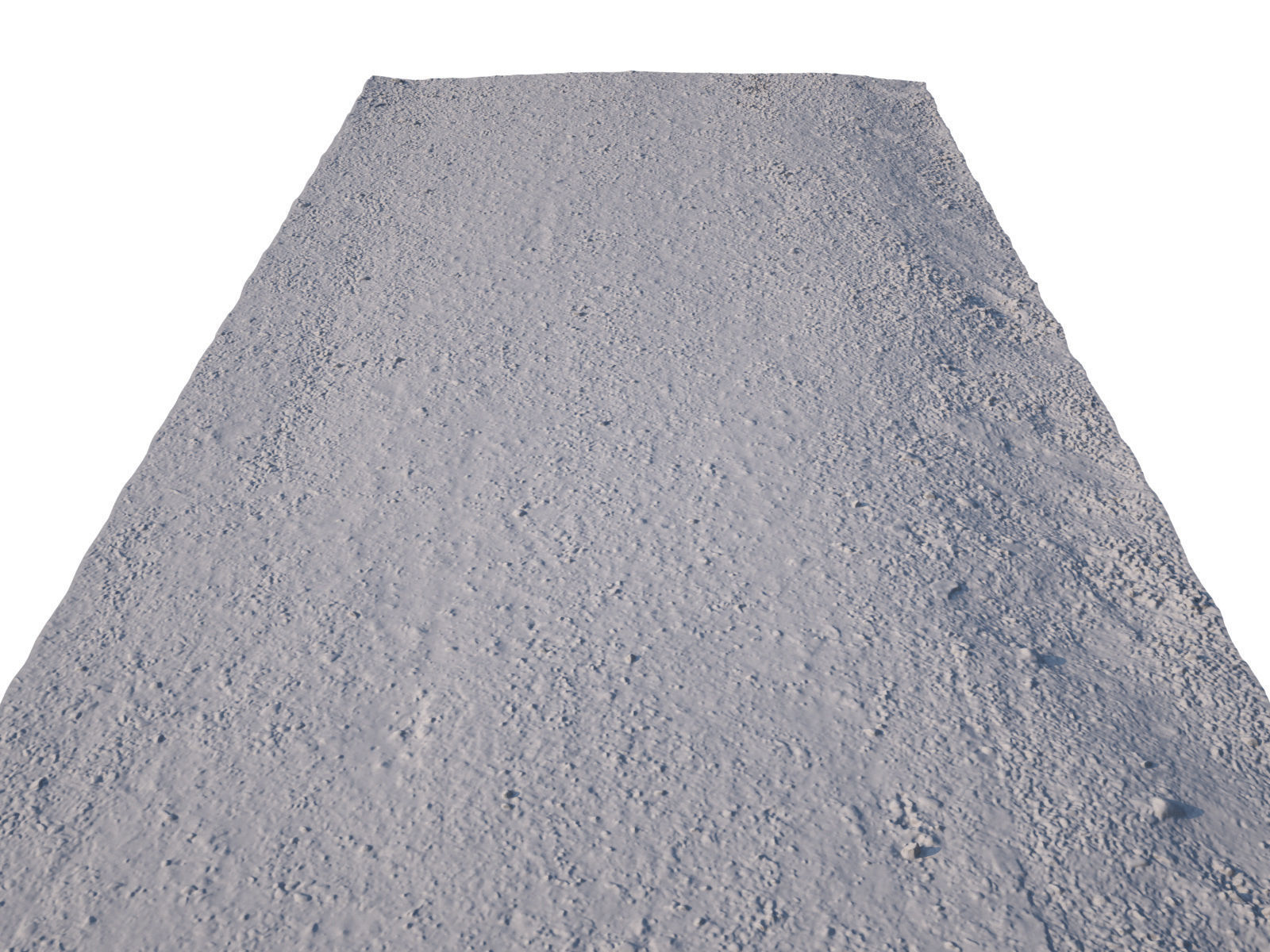 Gravel Road 3D Scan Low-poly 3D model_1