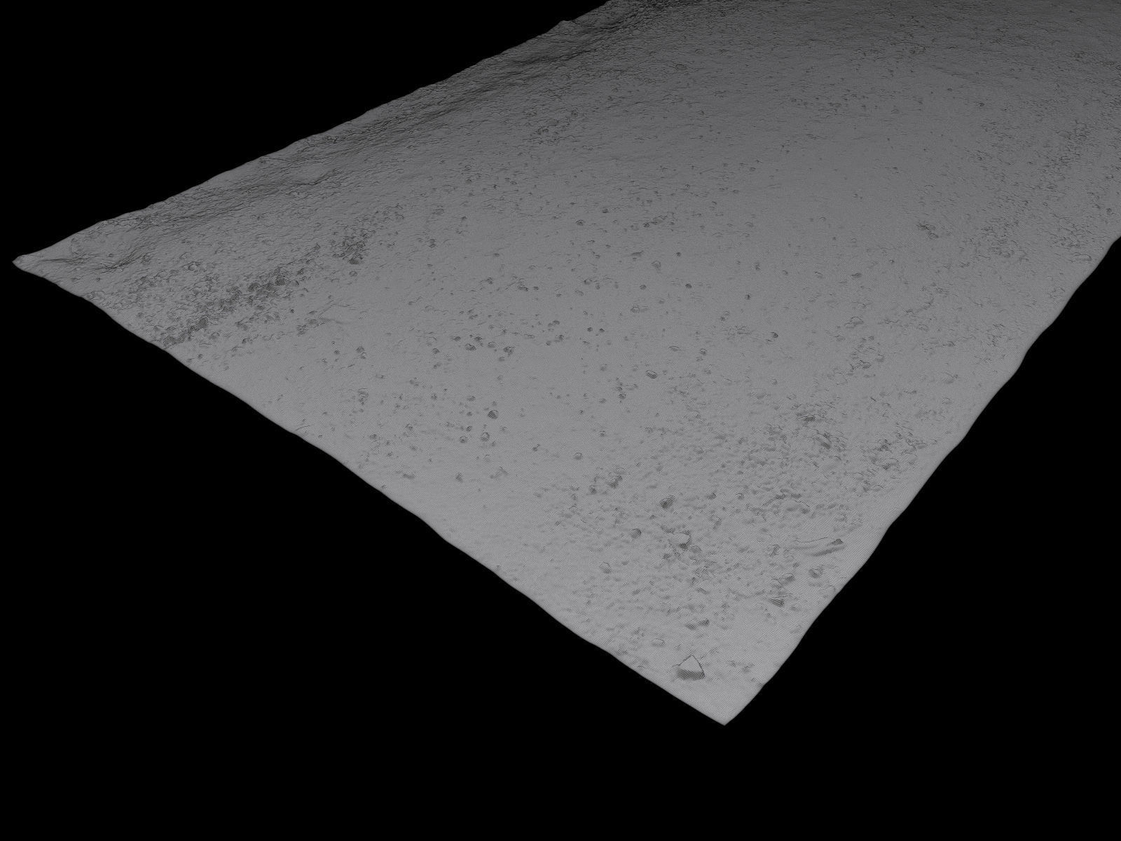 Gravel Road 3D Scan Low-poly 3D model_14