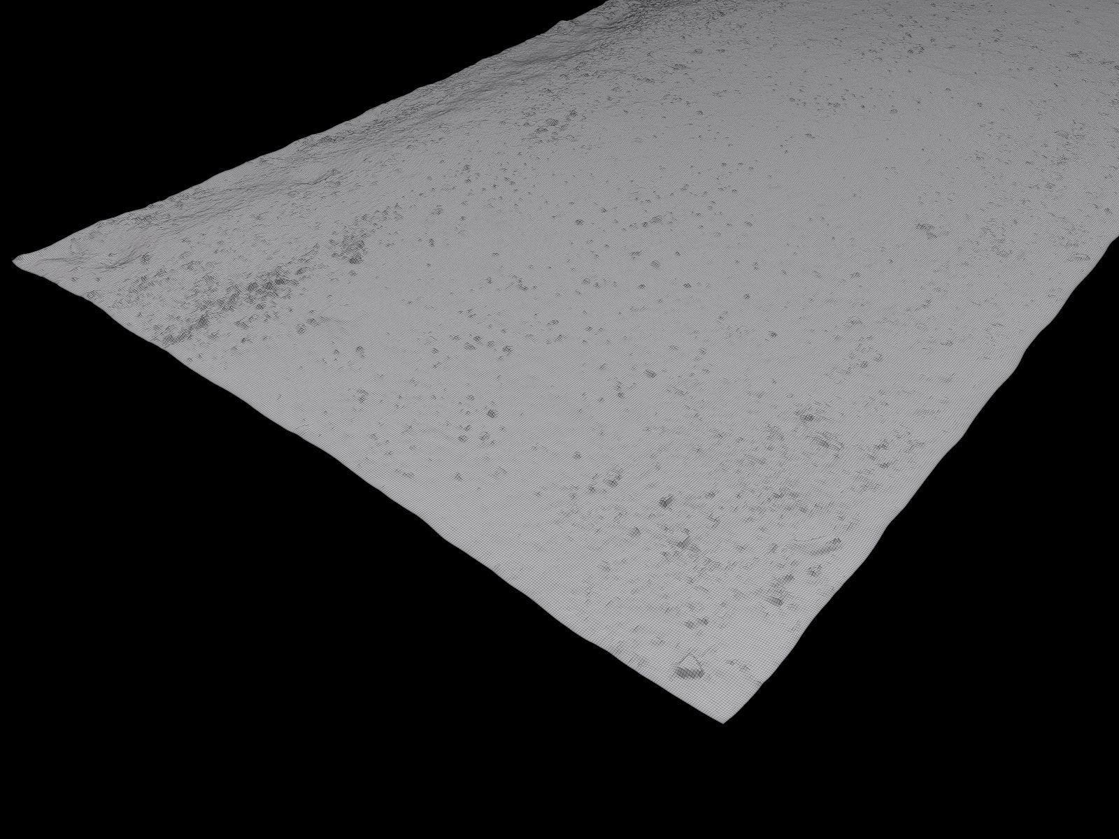 Gravel Road 3D Scan Low-poly 3D model_13