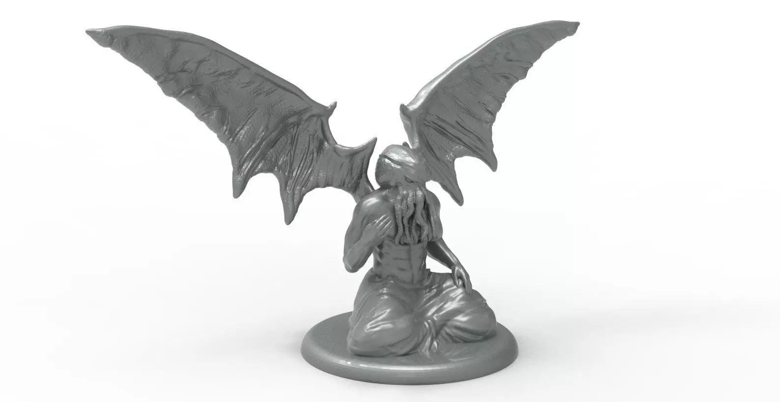 3Dprint - Sculpture - Winged-Cthulhu 3D print model