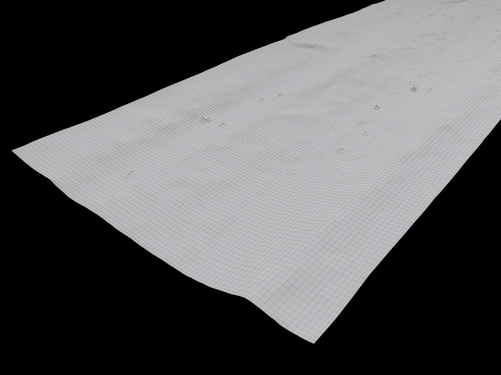 Dirt Road 3D Scan Low-poly 3D model_11