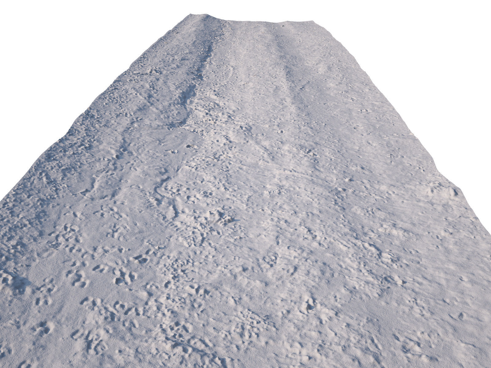 Dirt Road 3D Scan Low-poly 3D model_1