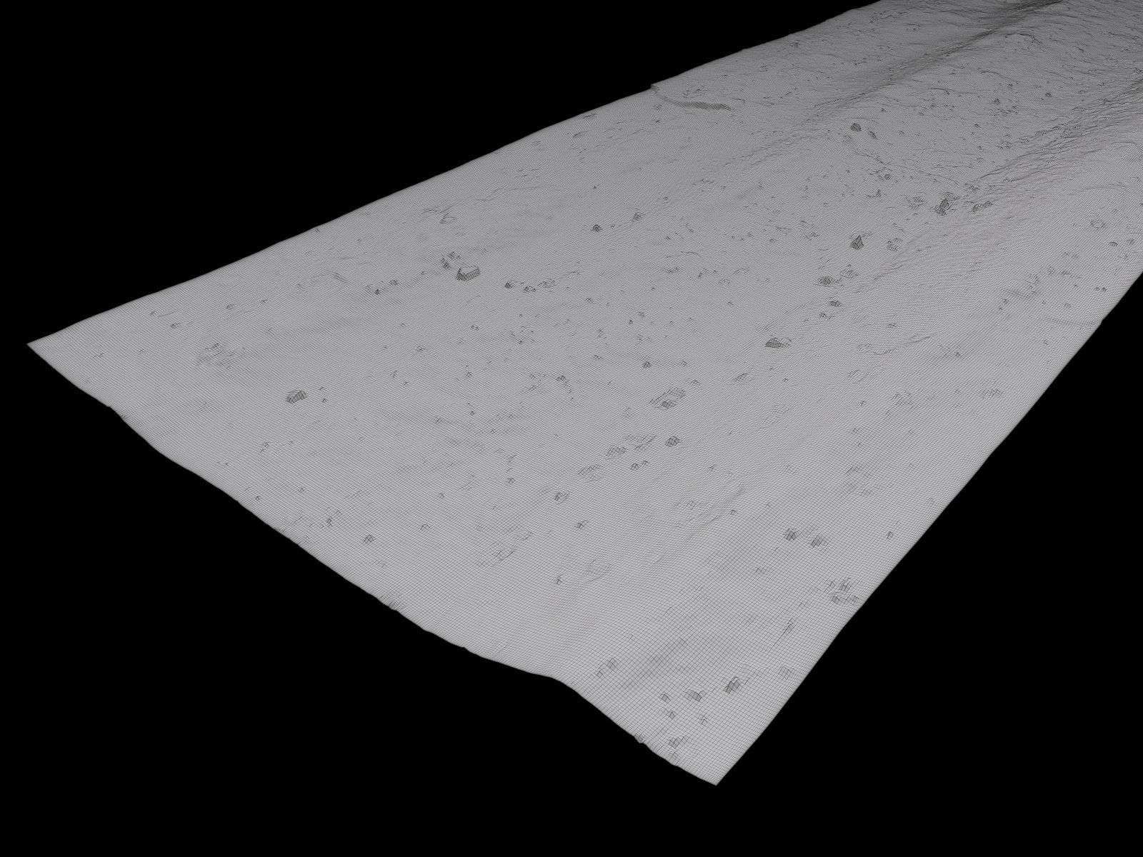 Dirt Road 3D Scan Low-poly 3D model_13