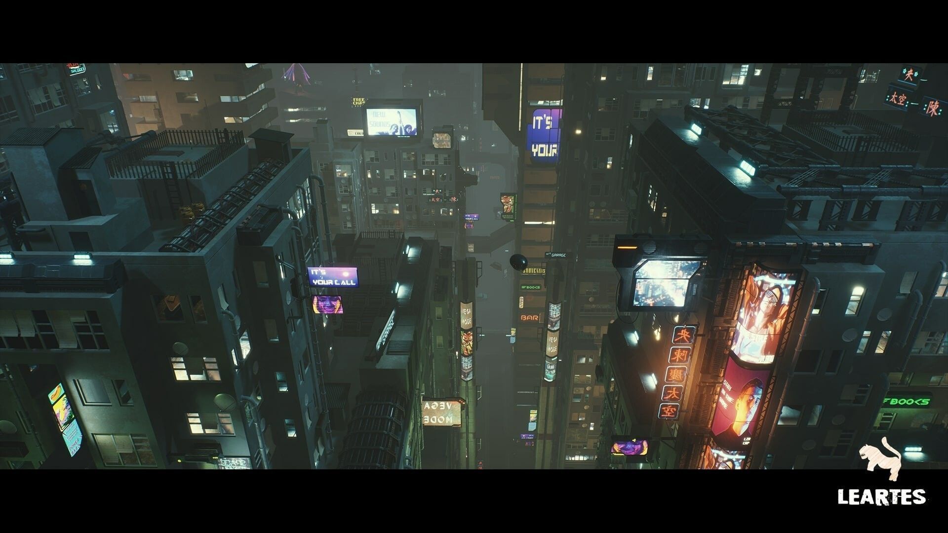 Cyberpunk Environment Megapack -Unreal Engine and FBX- Low-poly 3D model_11