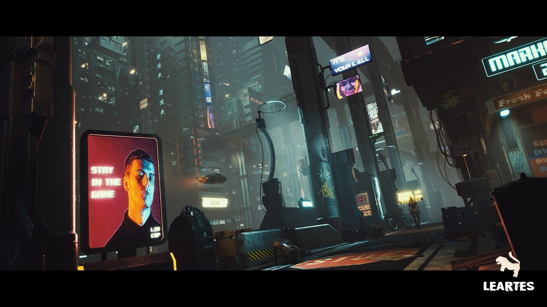 Cyberpunk Environment Megapack -Unreal Engine and FBX- Low-poly 3D model_9