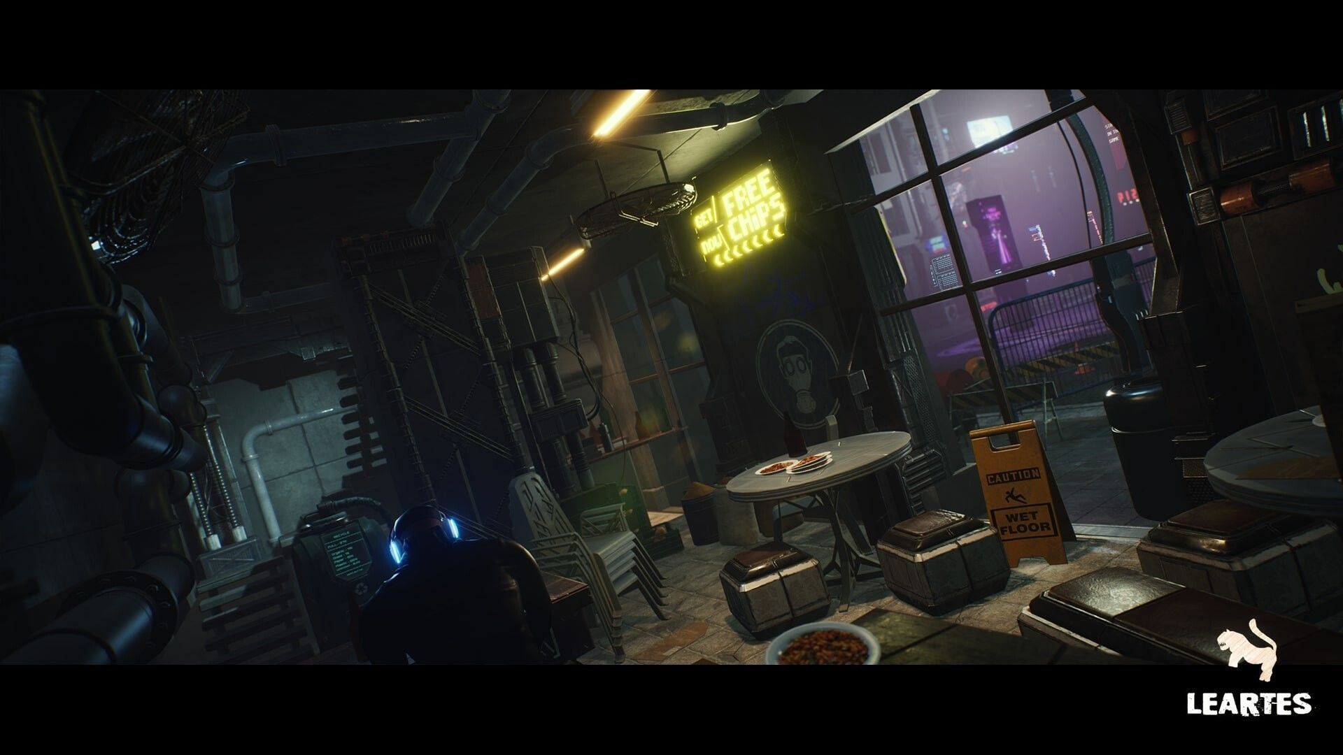 Cyberpunk Environment Megapack -Unreal Engine and FBX- Low-poly 3D model_6