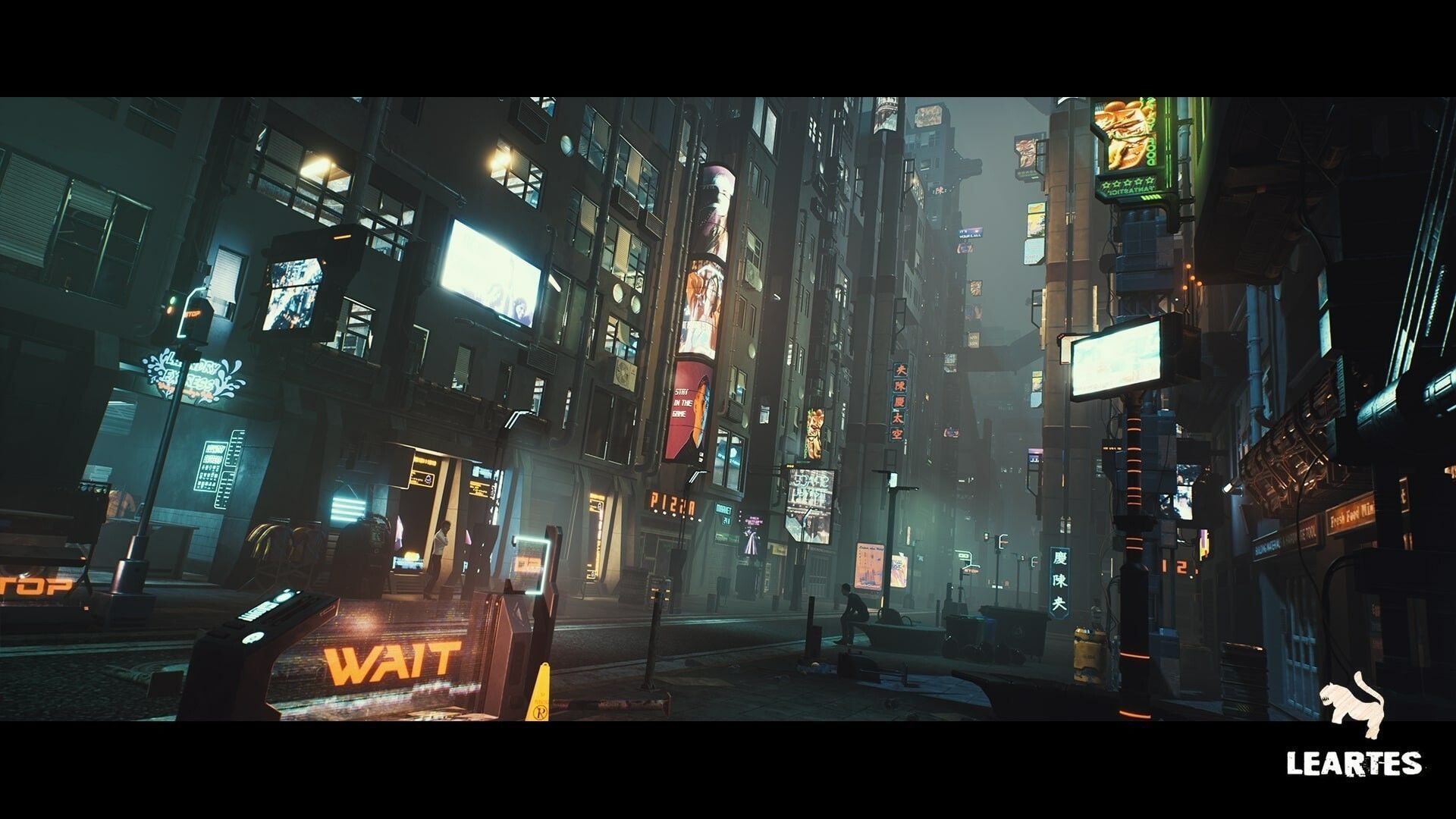 Cyberpunk Environment Megapack -Unreal Engine and FBX- Low-poly 3D model_2
