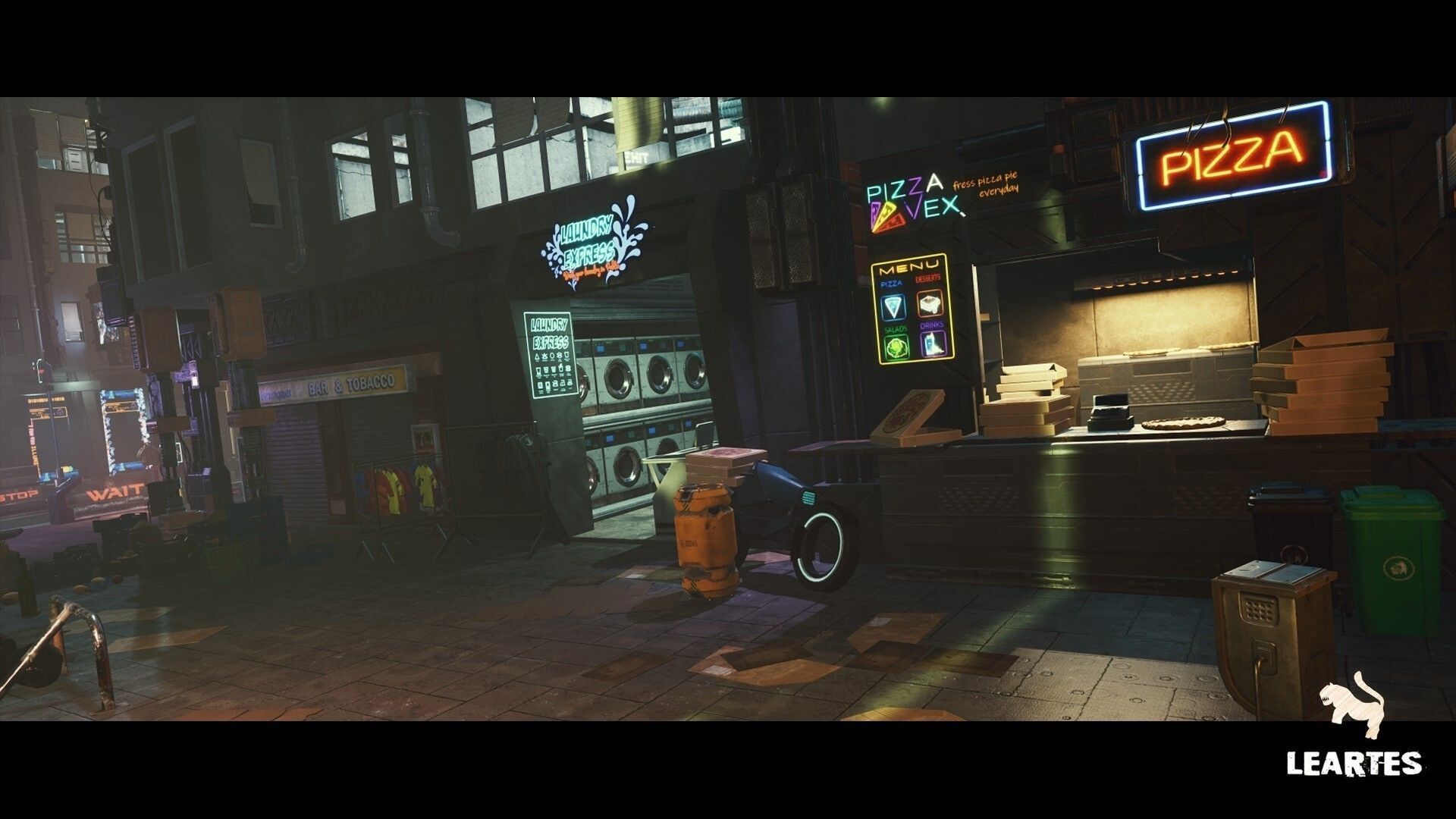 Cyberpunk Environment Megapack -Unreal Engine and FBX- Low-poly 3D model_4
