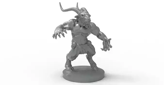 3Dprint - Monster - horned god