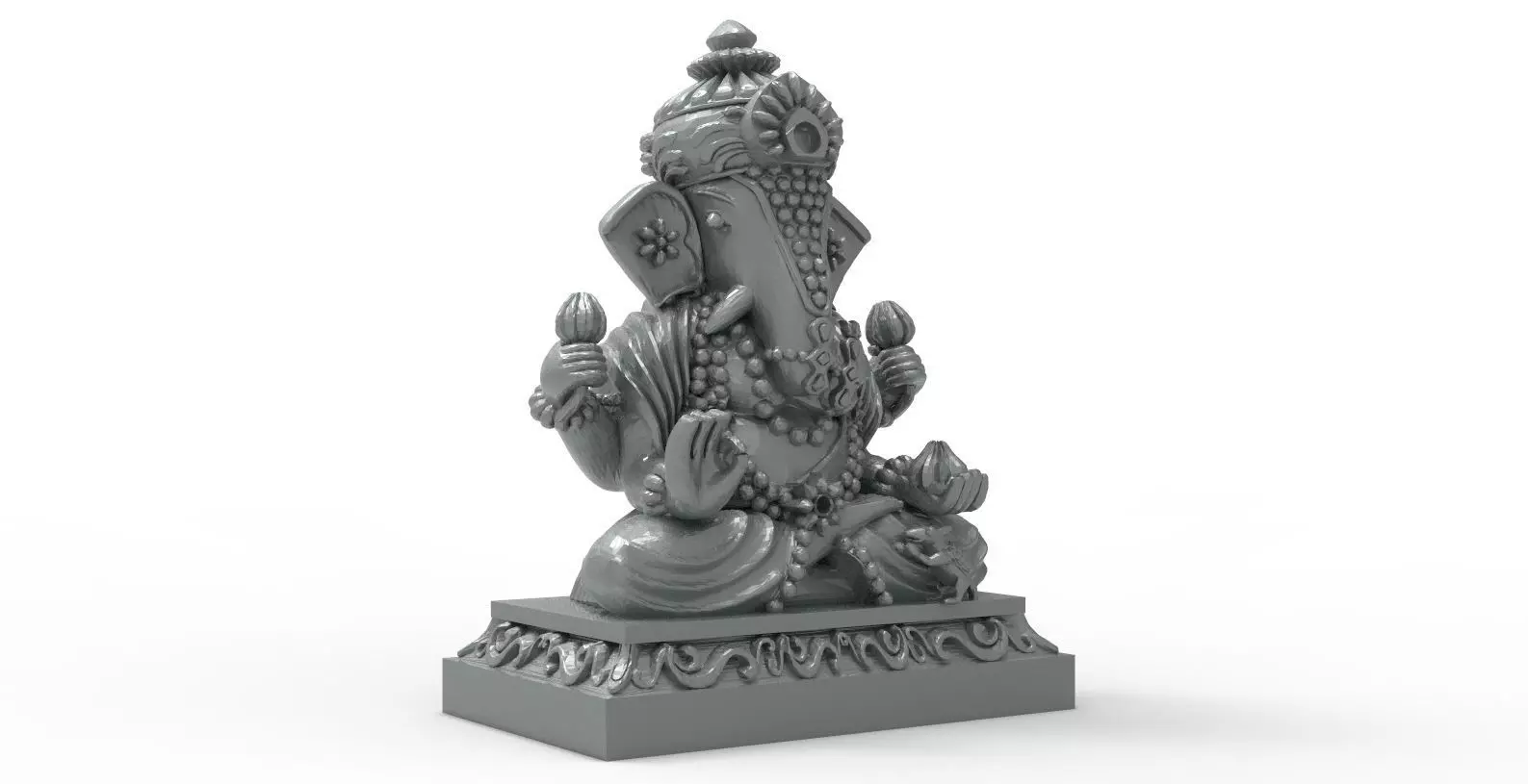 3Dprint - Sculpture - ganesha 3D print model_0