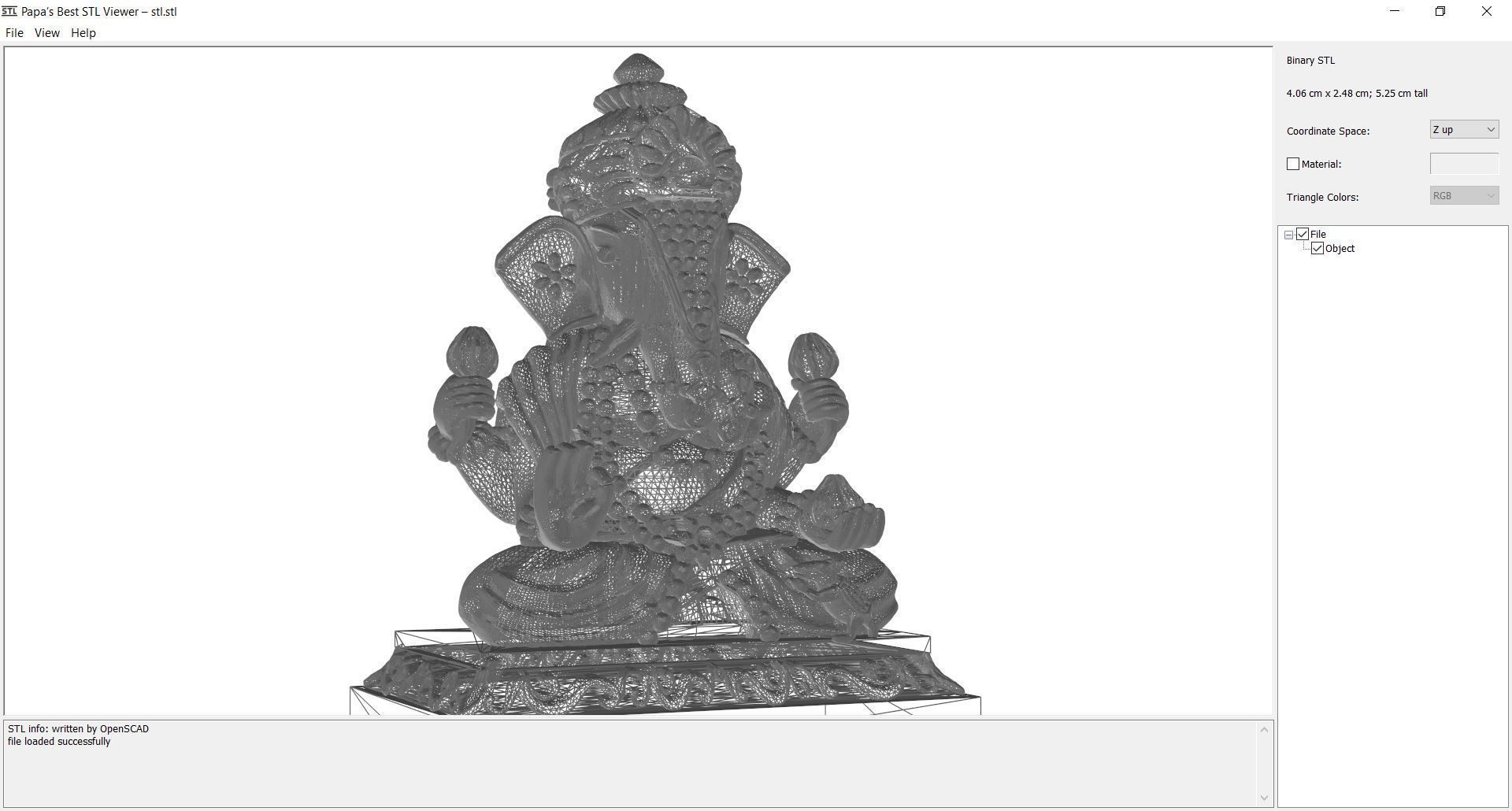 3Dprint - Sculpture - ganesha 3D print model_4