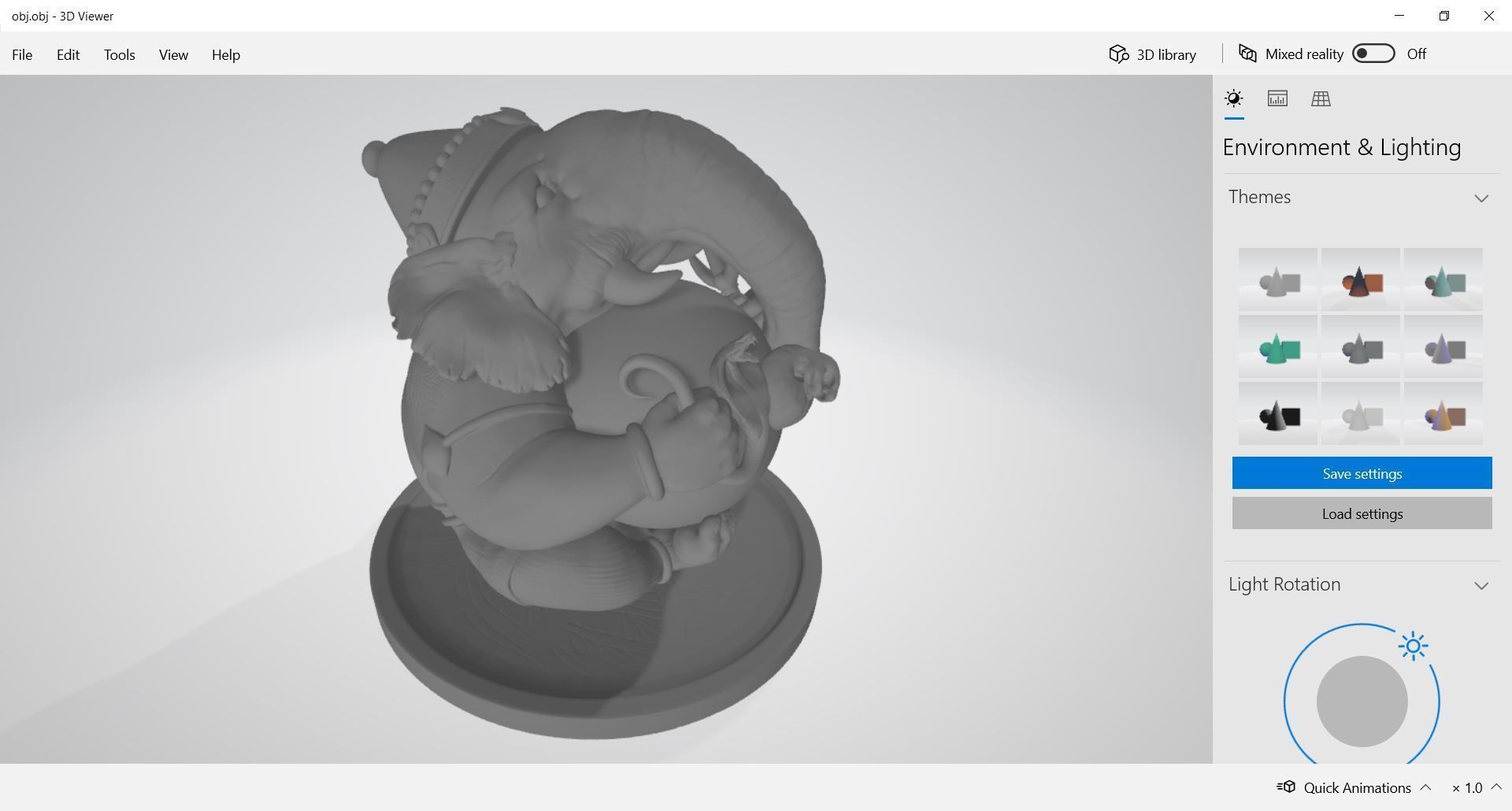 3Dprint - Sculpture - Ganesh 3D print model_2