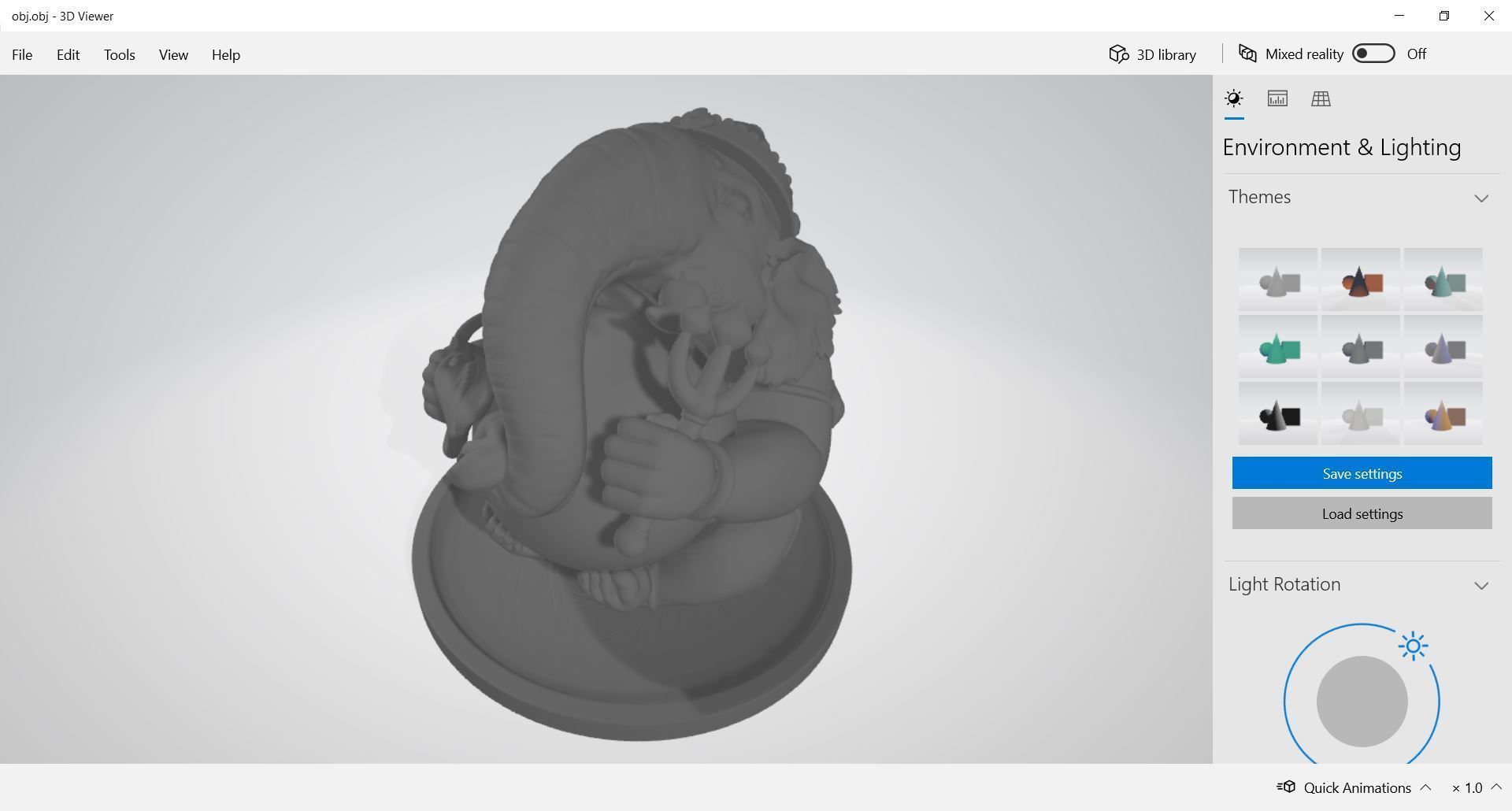 3Dprint - Sculpture - Ganesh 3D print model_1