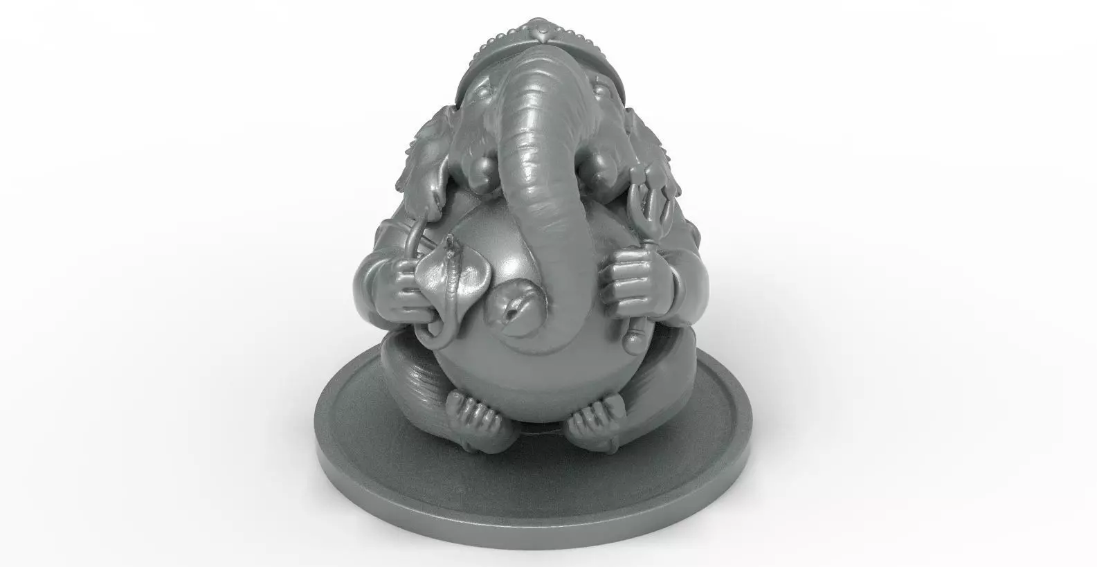 3Dprint - Sculpture - Ganesh 3D print model_0