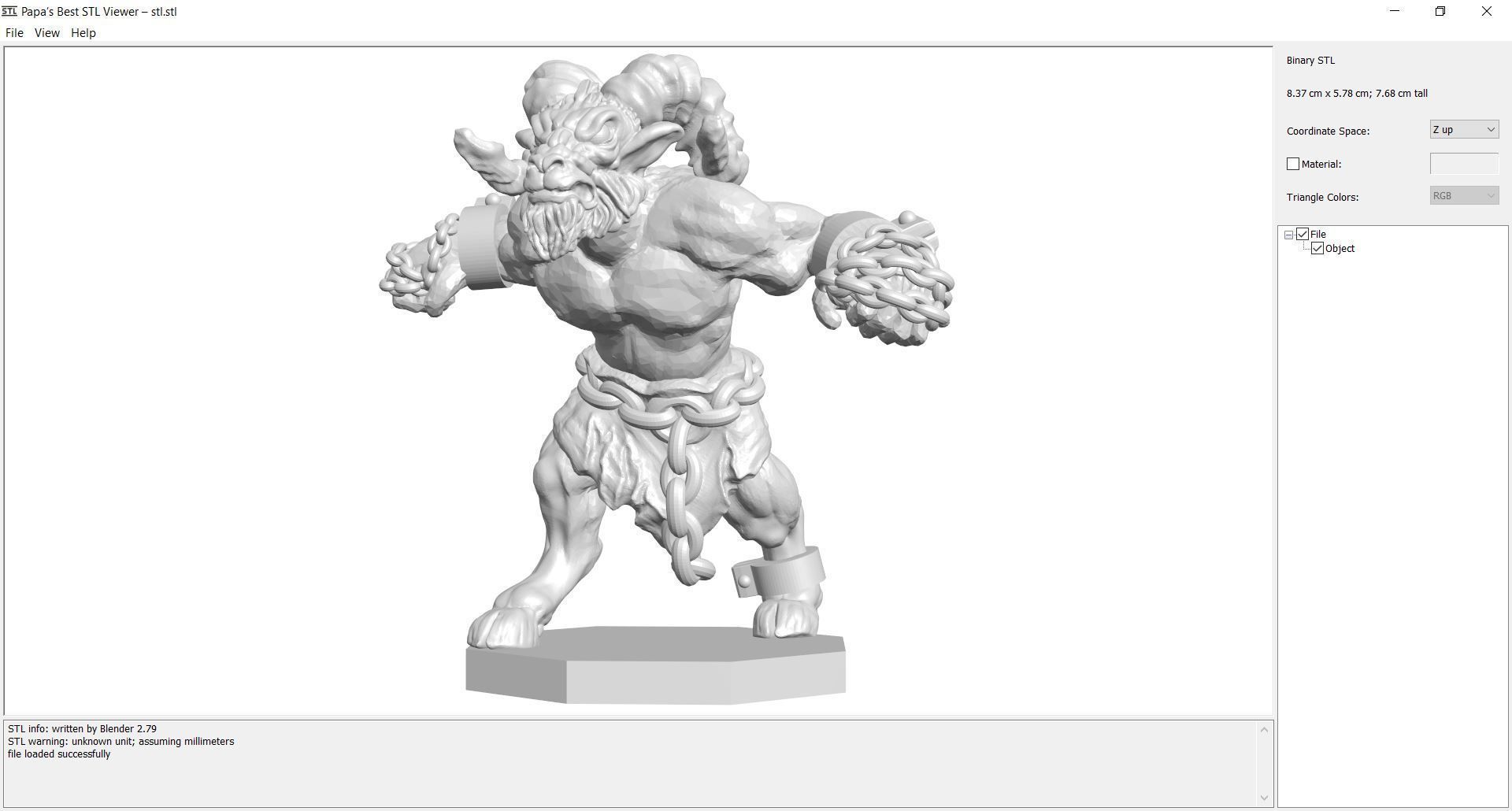 3Dprint - Monster - furiousfaun 3D print model_1
