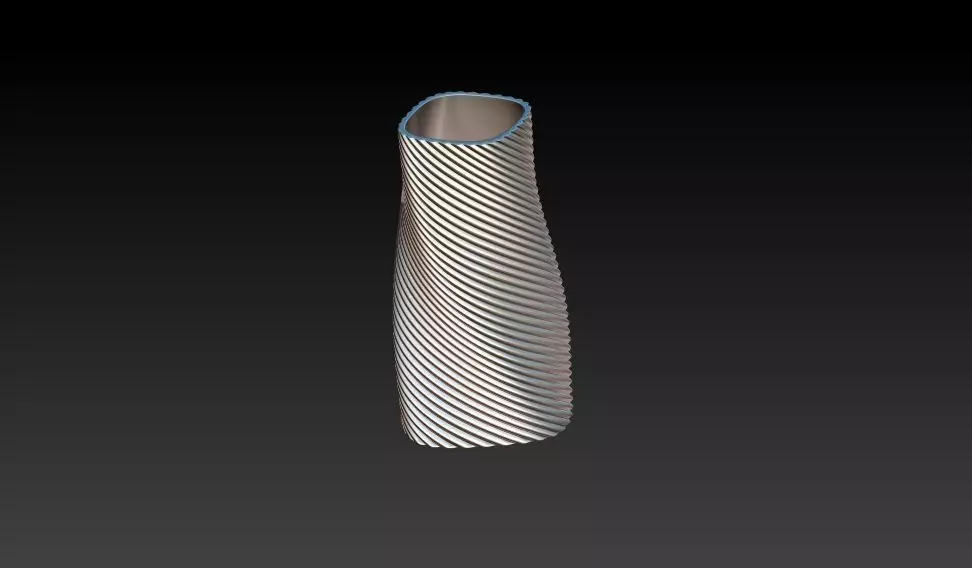 VASE001 vase 3D print model_0