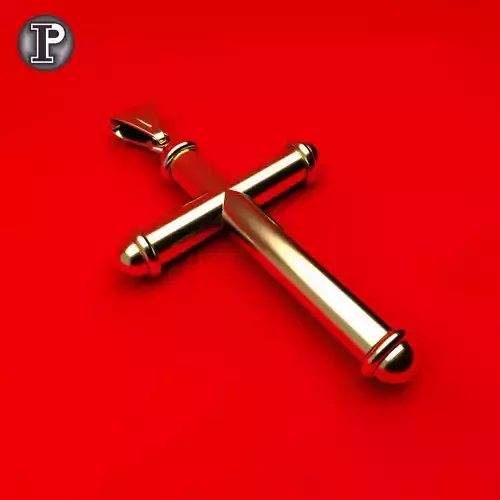 Jewelery001 gold cross pendant