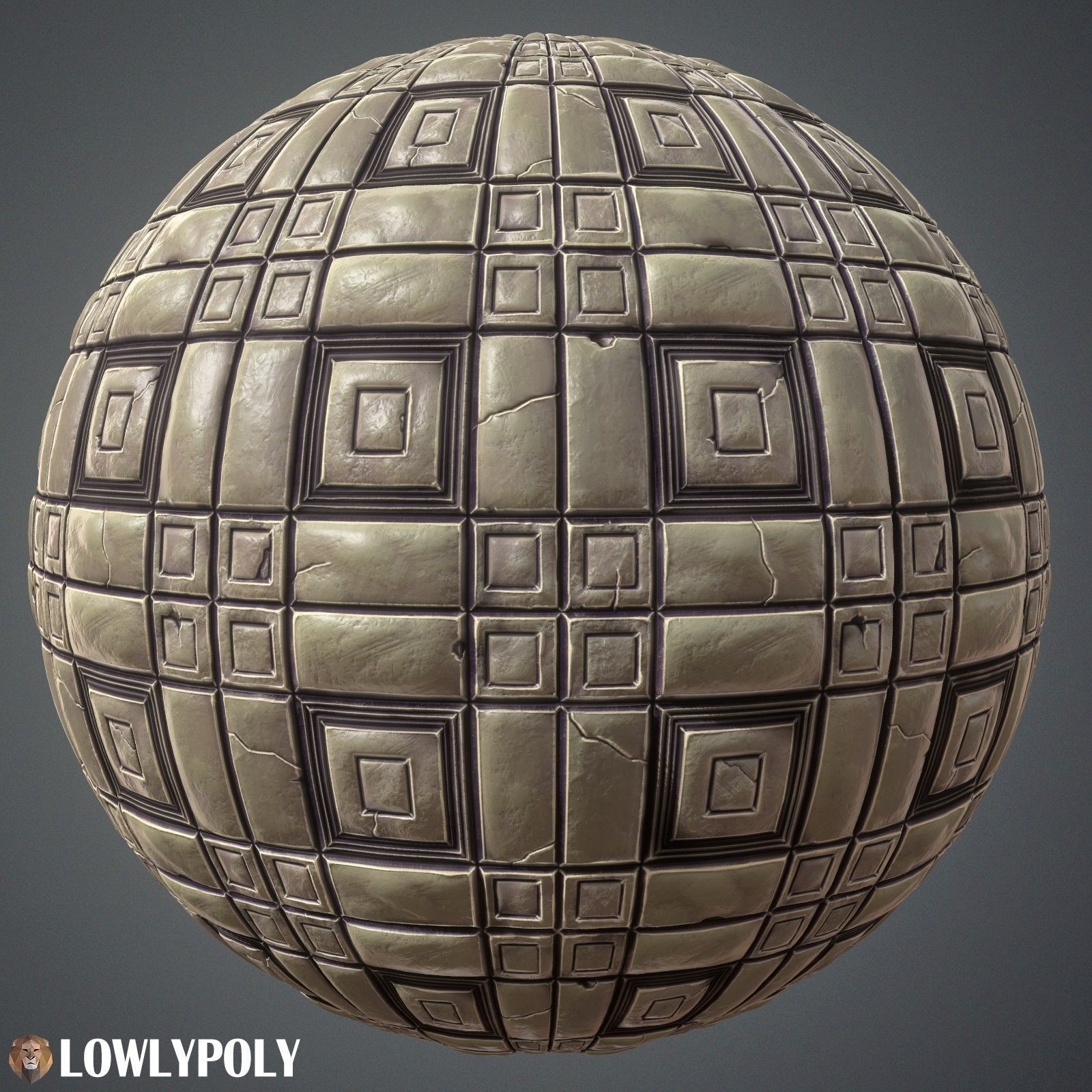 Tiles Vol 67 - Game PBR Textures Texture_8