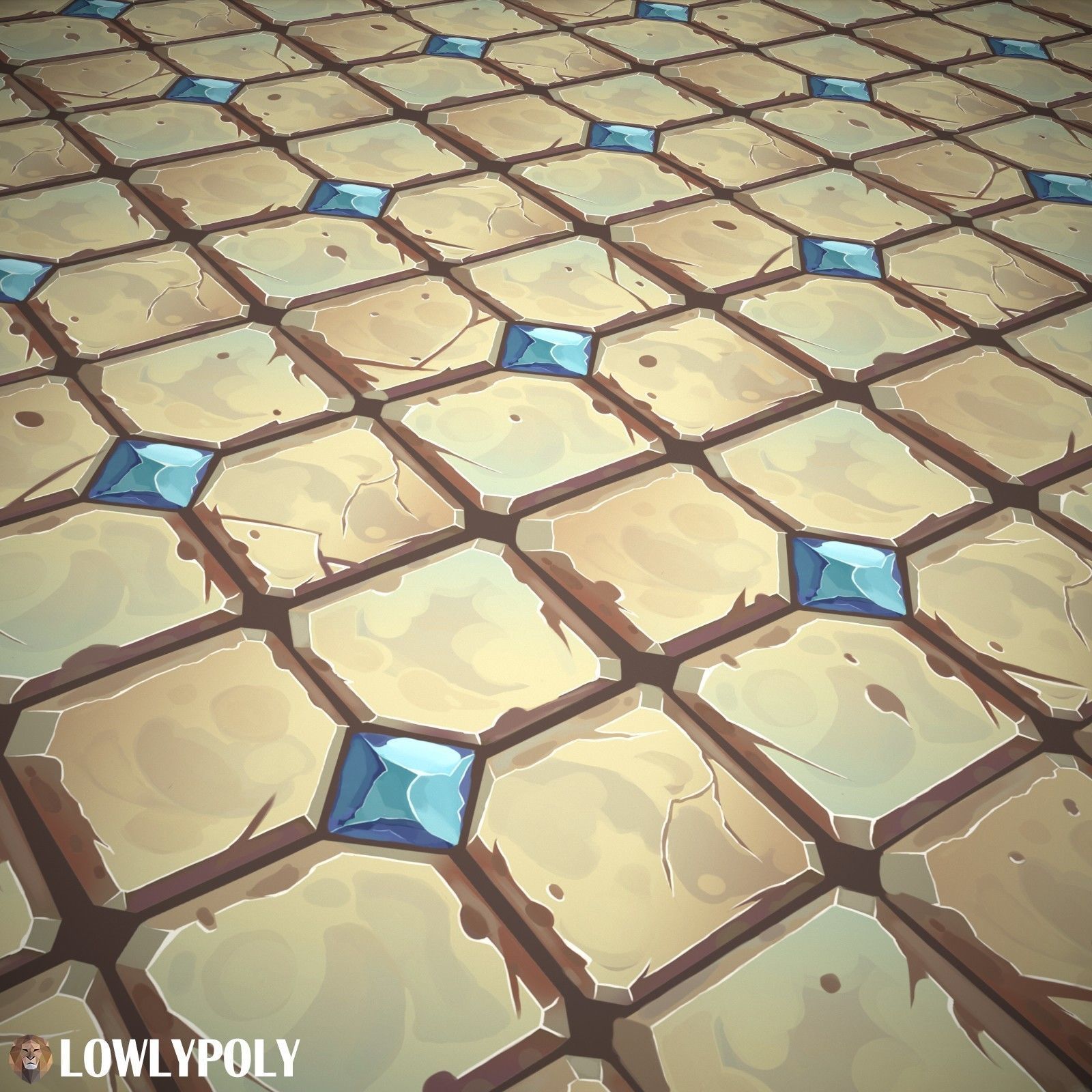 Tiles  Vol 69 - Game PBR Textures Texture_8