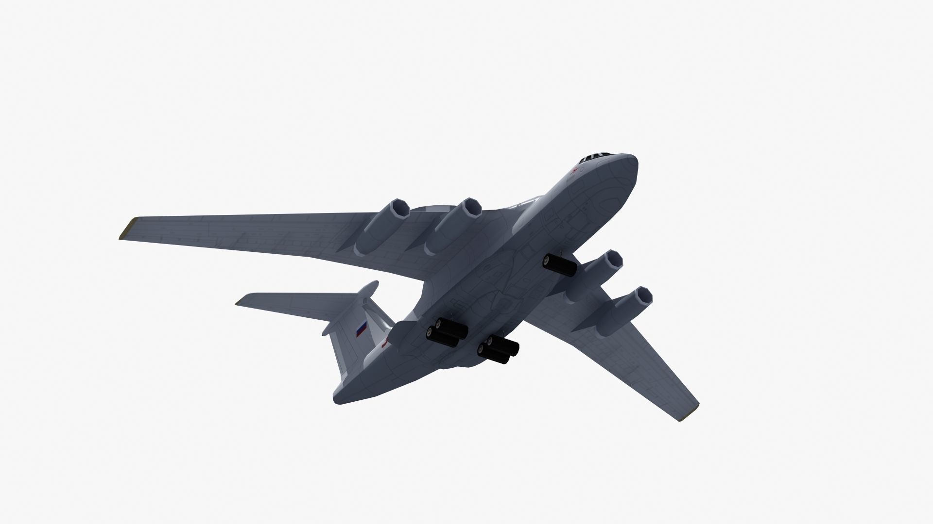 A50 Mainstay AWACS LD1 Low-poly 3D model_17