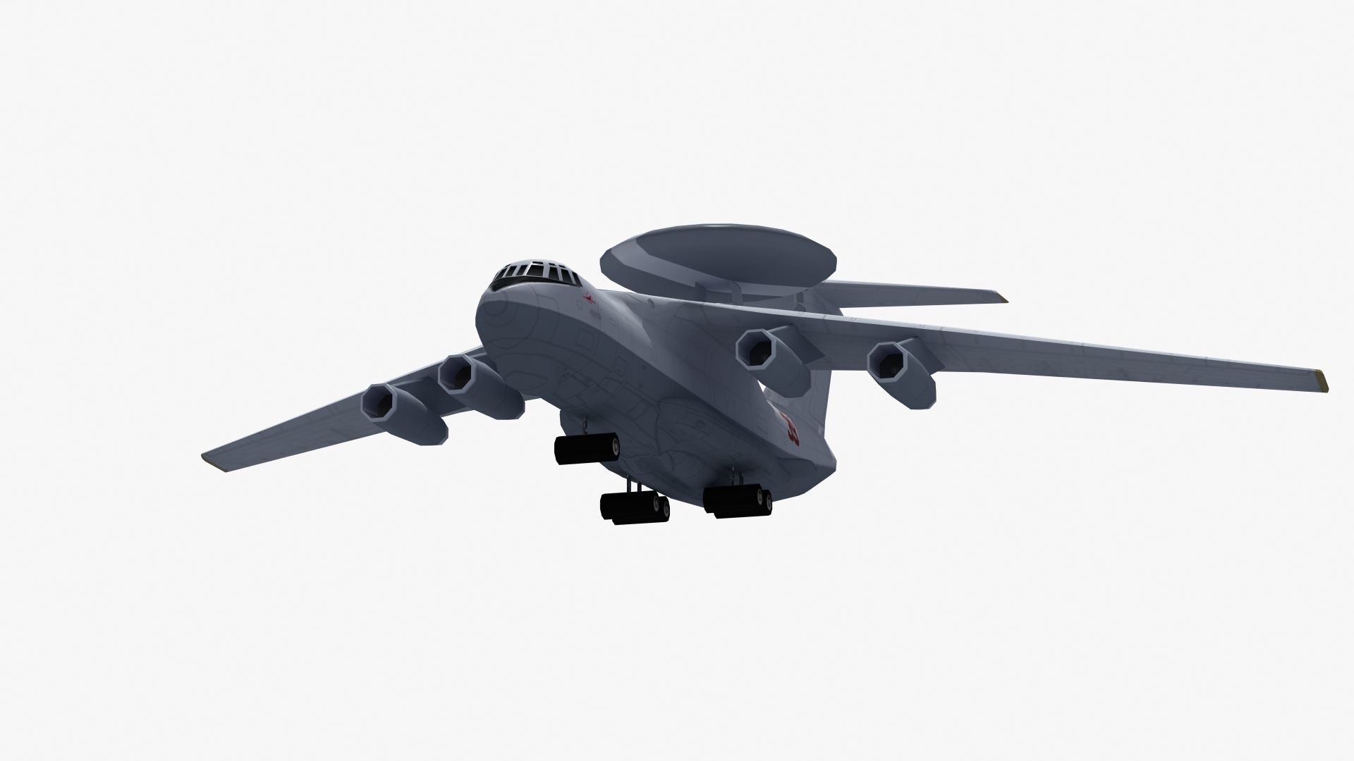 A50 Mainstay AWACS LD1 Low-poly 3D model_30