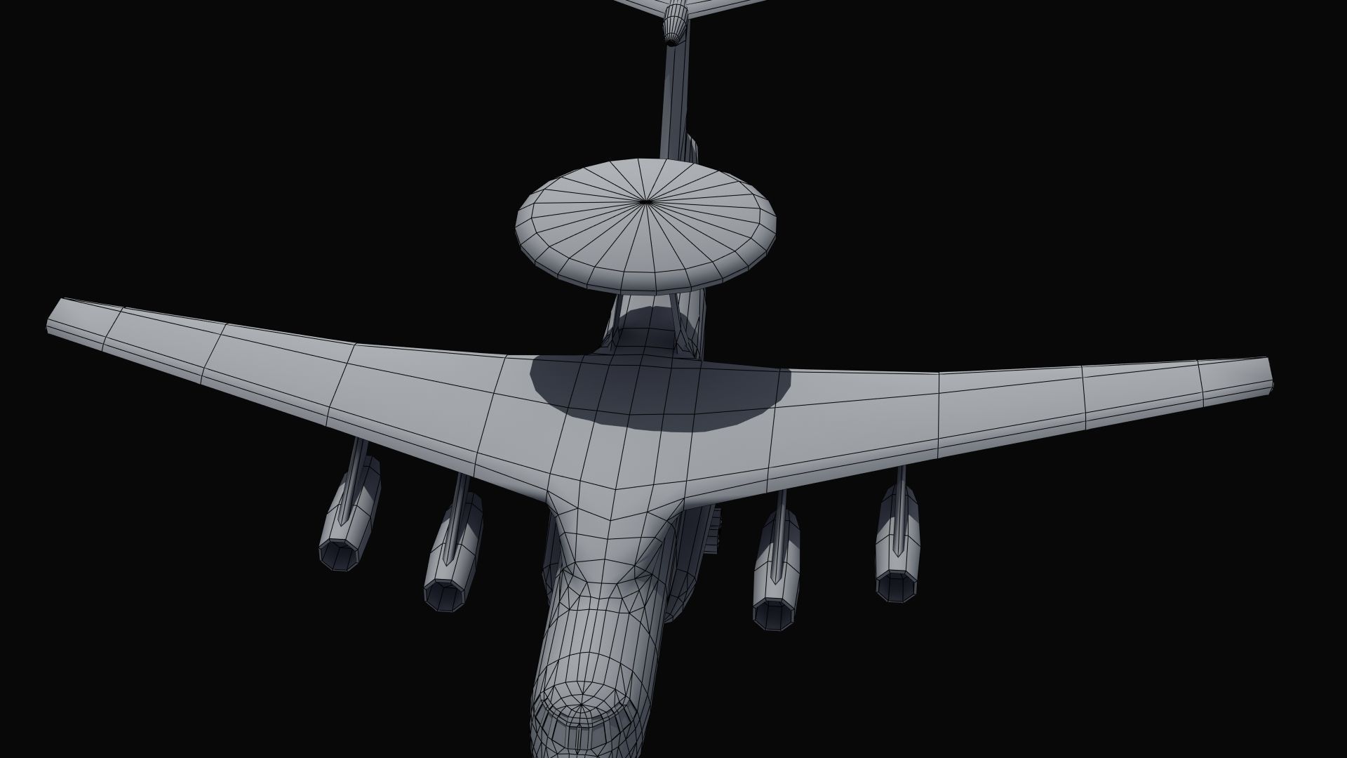 A50 Mainstay AWACS LD1 Low-poly 3D model_27