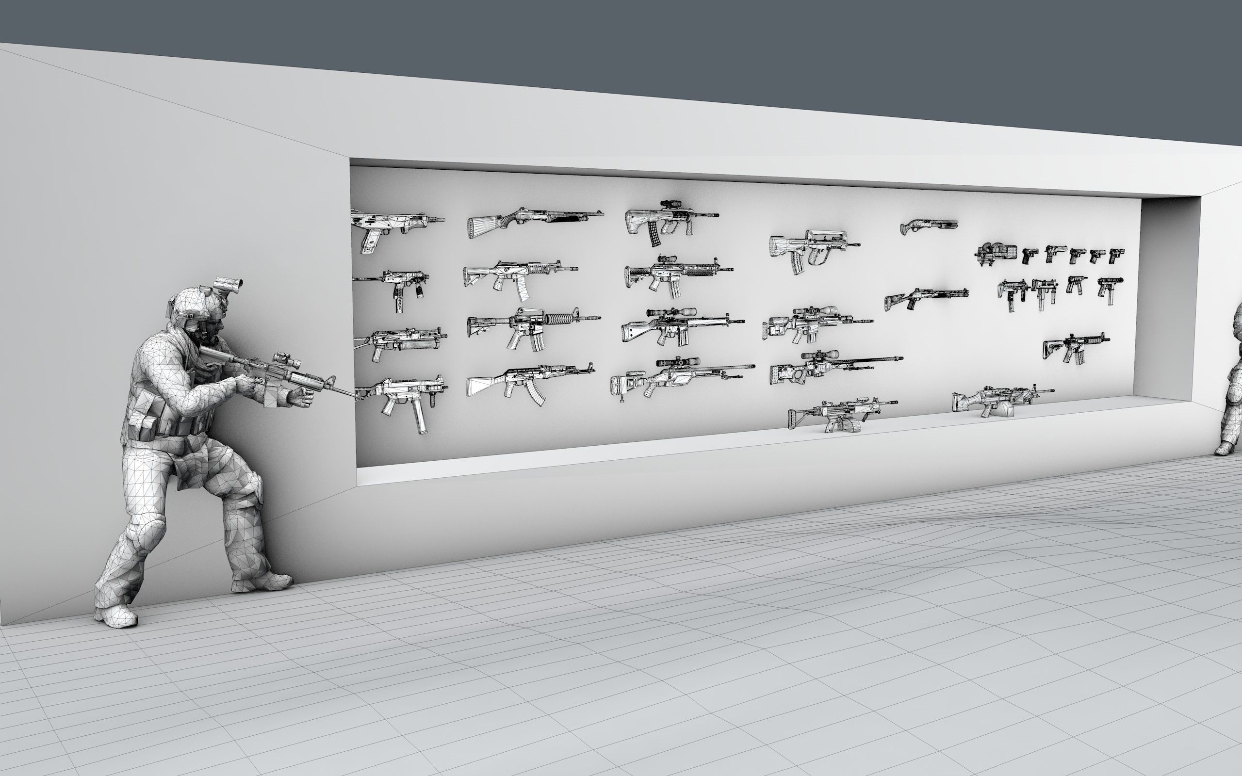 COMPLETE WEAPONS PACK 3D model_10