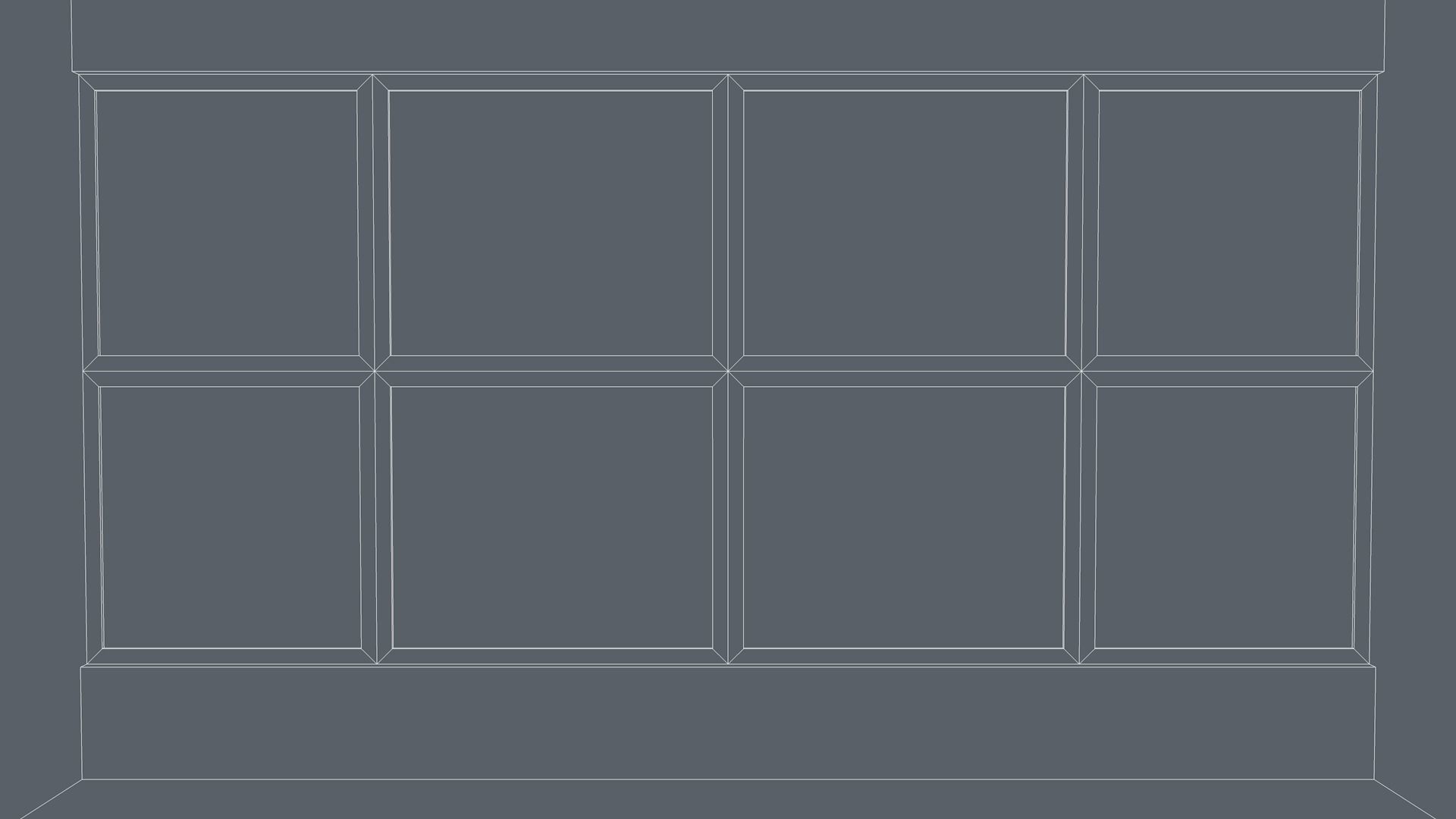 Sci Fi Room Low-poly 3D model_6