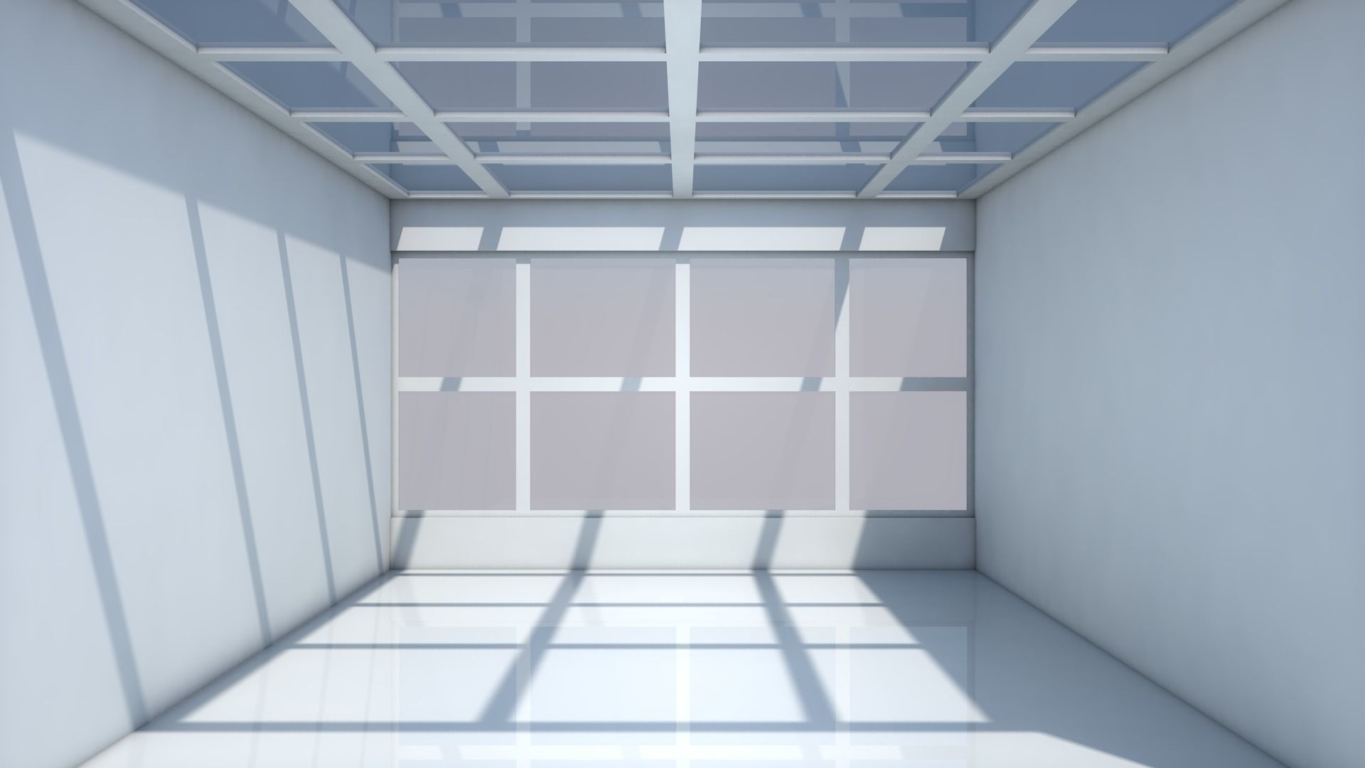 Sci Fi Room Low-poly 3D model_4