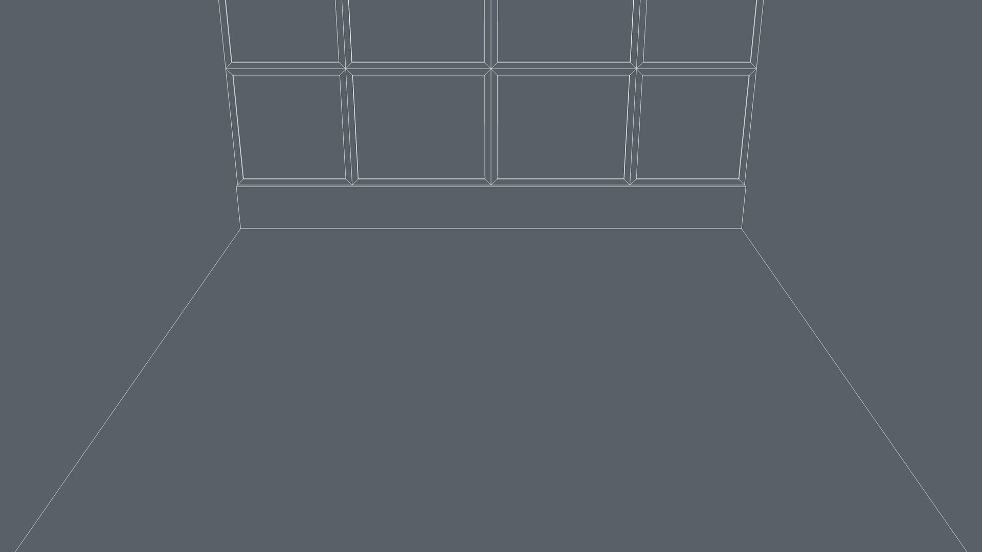 Sci Fi Room Low-poly 3D model_7