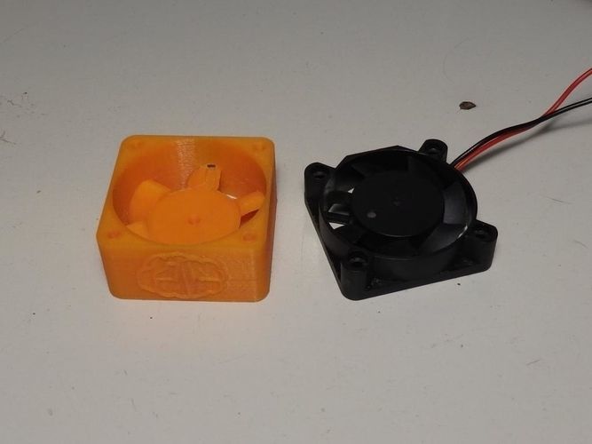 PcFanBoost Box 40x40x19mm 3D print model_4