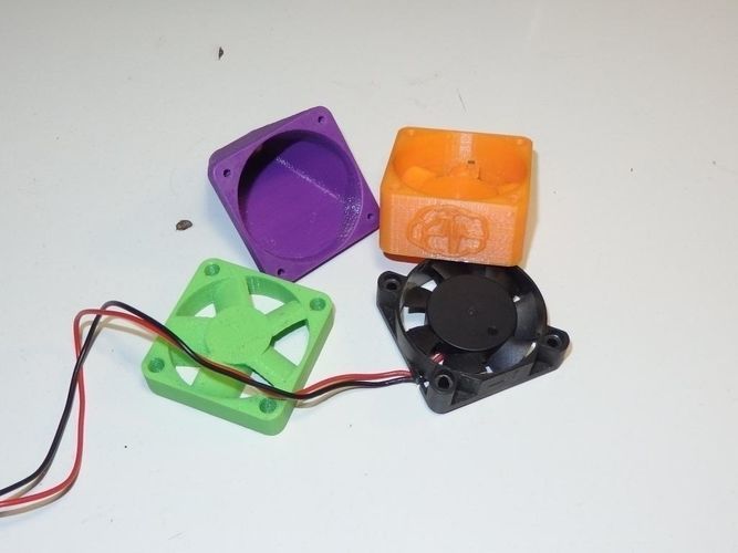 PcFanBoost Box 40x40x19mm 3D print model_6