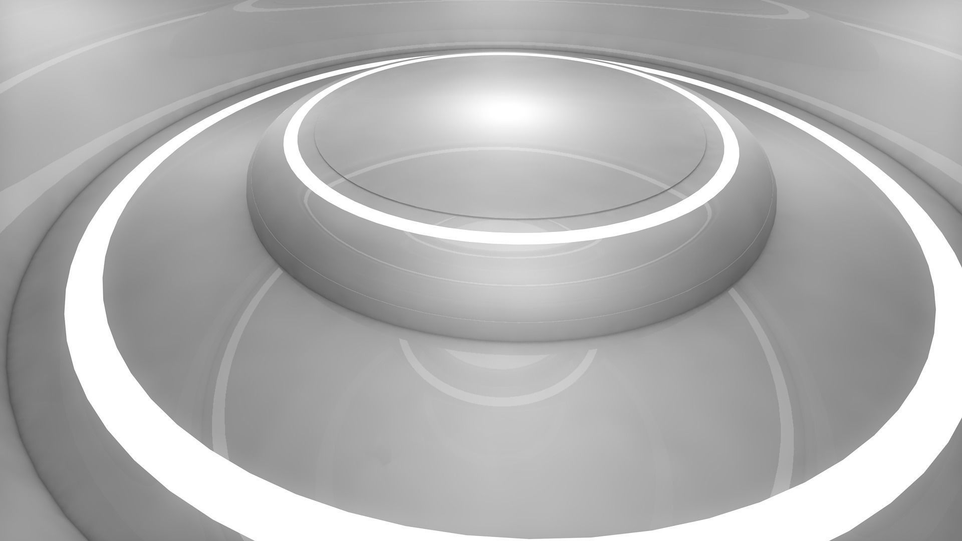 Sci Fi Room Low-poly 3D model_1