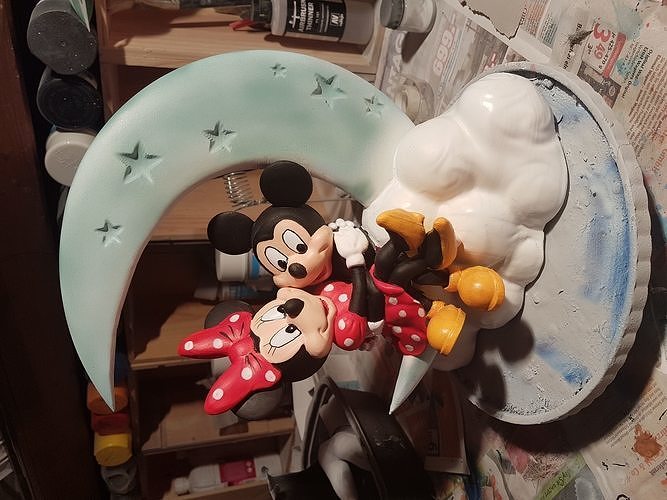 Mickey mouse et minnie 3D print model
