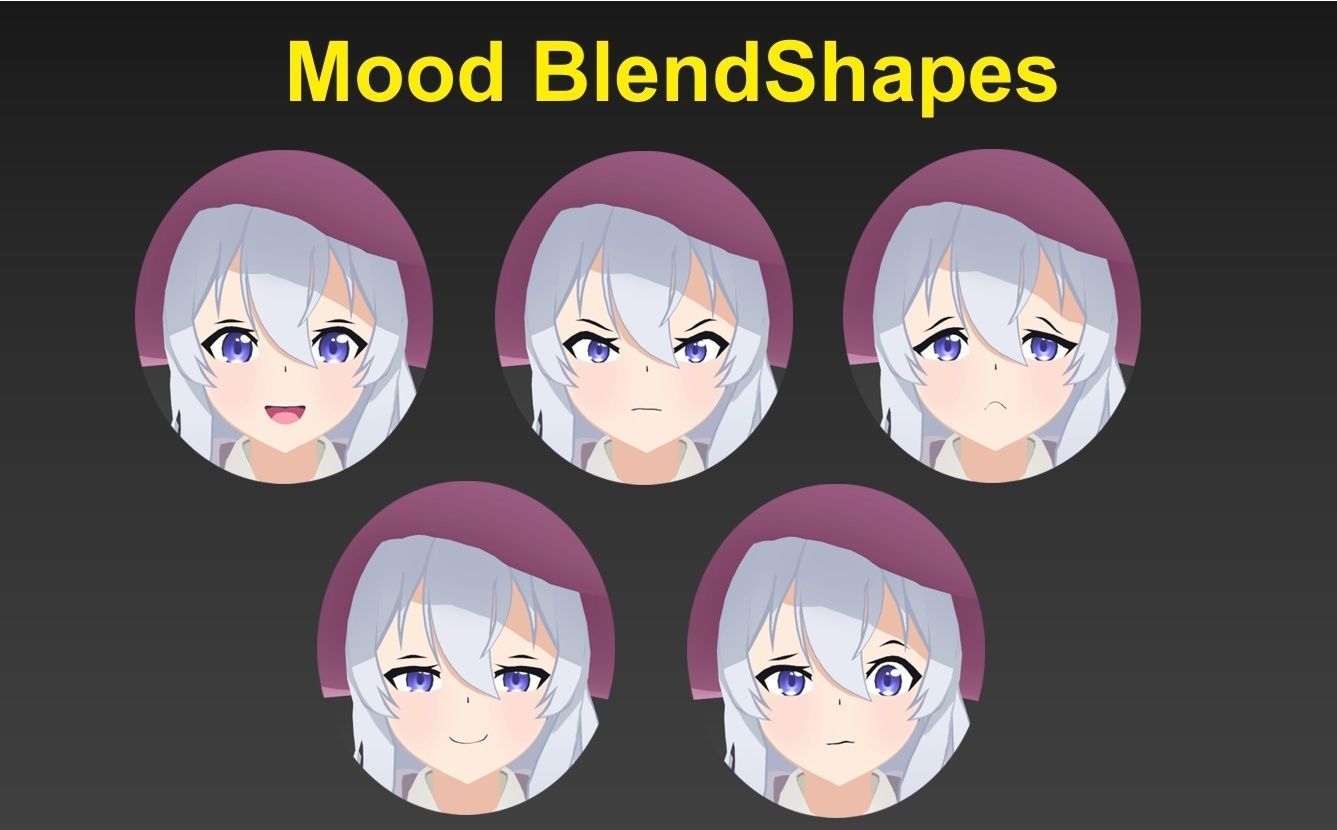 Elaina Majo no Tabitabi VRChat 3D model_8