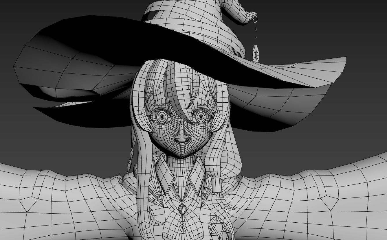 Elaina Majo no Tabitabi VRChat 3D model_6