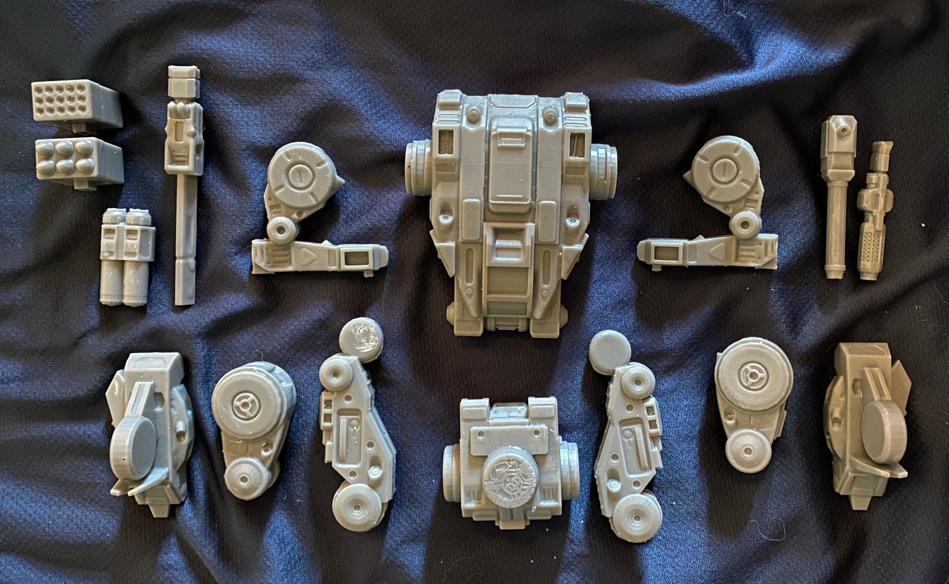 Mech- Darkest Goat with free pilot and interchangeable weapons 3D print model_13