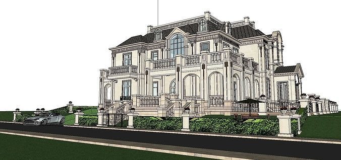 High-end-noble-villa area-026 3D model