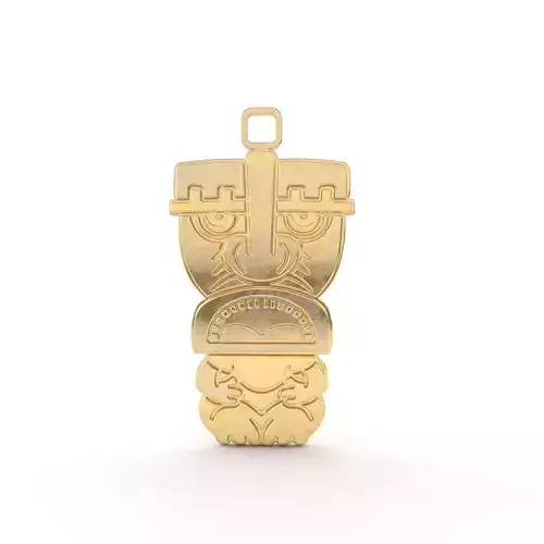 Maori pendant jewelry 04 3D print model