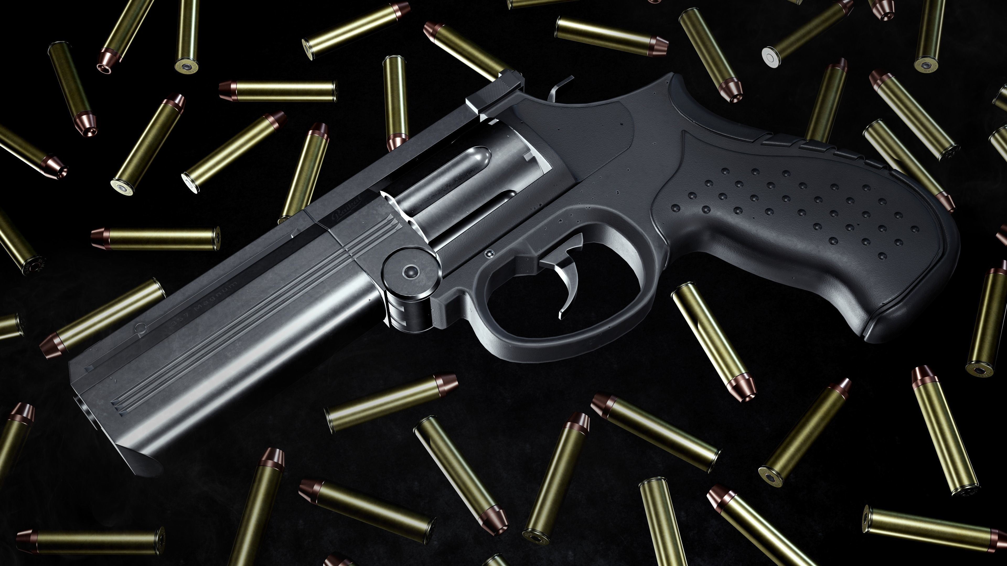 MP-412 REX Game-ready Low-poly 3D model_14