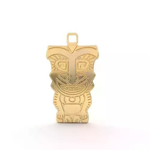 Maori pendant jewelry 06 3D print model